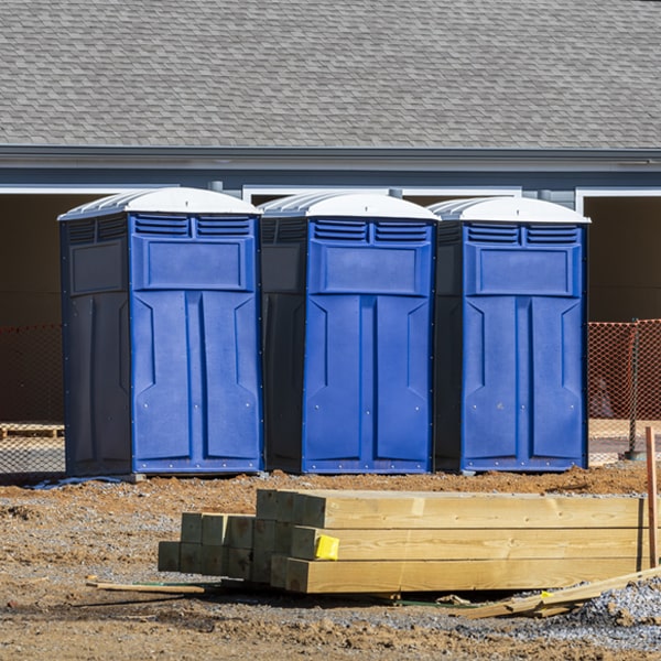 is there a specific order in which to place multiple portable restrooms in Prescott WA